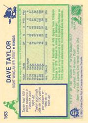 1983-84 O-Pee-Chee #163 Dave Taylor back image