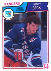 1983-84 O-Pee-Chee #241 Barry Beck