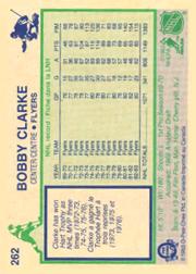 1983-84 O-Pee-Chee #262 Bobby Clarke back image
