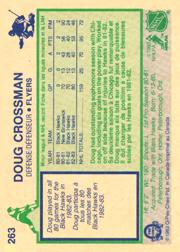 1983-84 O-Pee-Chee #263 Doug Crossman back image