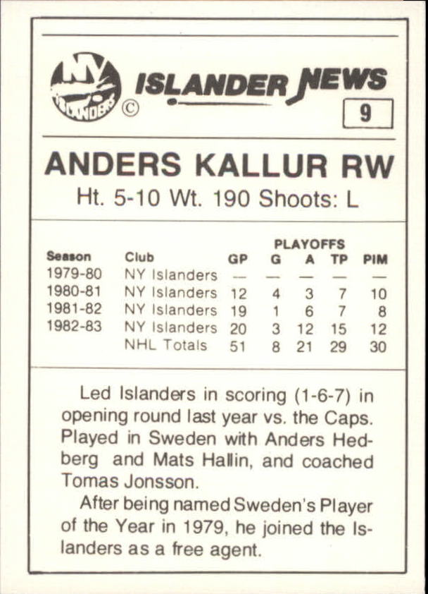 B6633- 1984 Islanders News New York Hk Cards 1-38 -You Pick- 15+ FREE US SHIP - Picture 19 of 77