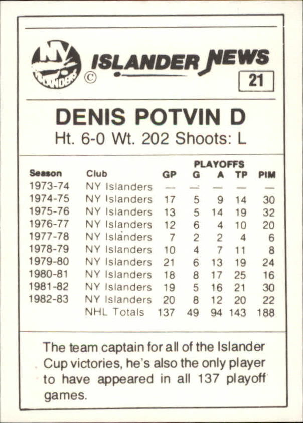 B6633- 1984 Islanders News New York Hk Cards 1-38 -You Pick- 15+ FREE US SHIP - Picture 43 of 77