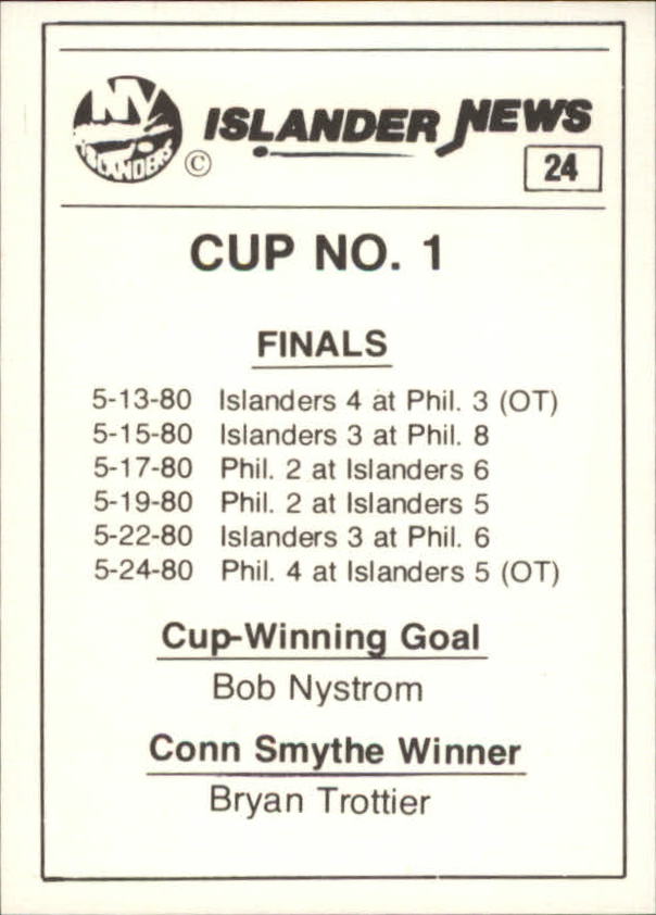 B6633- 1984 Islanders News New York Hk Cards 1-38 -You Pick- 15+ FREE US SHIP - Picture 49 of 77