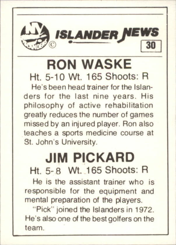 B6633- 1984 Islanders News New York Hk Cards 1-38 -You Pick- 15+ FREE US SHIP - Picture 61 of 77
