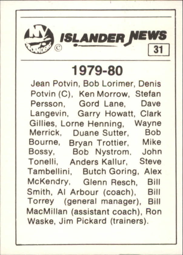 B6633- 1984 Islanders News New York Hk Cards 1-38 -You Pick- 15+ FREE US SHIP - Picture 63 of 77