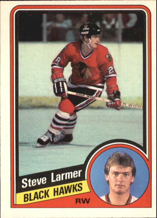 1984-85 O-Pee-Chee #37 Steve Larmer