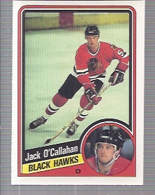 1984-85 O-Pee-Chee #43 Jack O'Callahan RC
