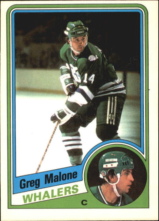 1984-85 O-Pee-Chee #74 Greg Malone