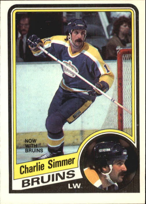 1984-85 O-Pee-Chee #90 Charlie Simmer