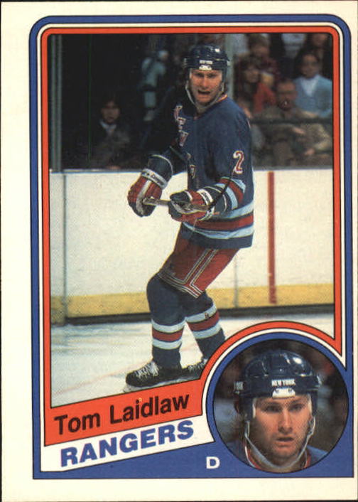 1984-85 O-Pee-Chee #144 Tom Laidlaw