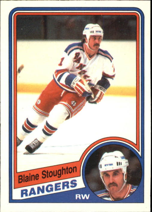 1984-85 O-Pee-Chee #154 Blaine Stoughton