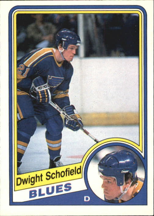 1984-85 O-Pee-Chee #191 Dwight Schofield RC