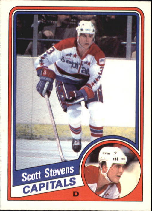 1984-85 O-Pee-Chee #206 Scott Stevens