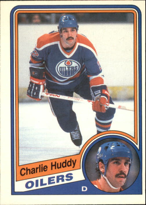1984-85 O-Pee-Chee #244 Charlie Huddy