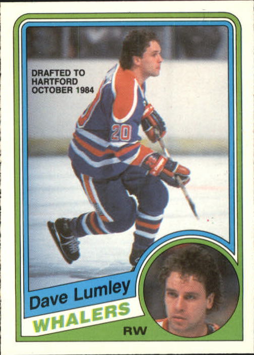 1984-85 O-Pee-Chee #252 Dave Lumley