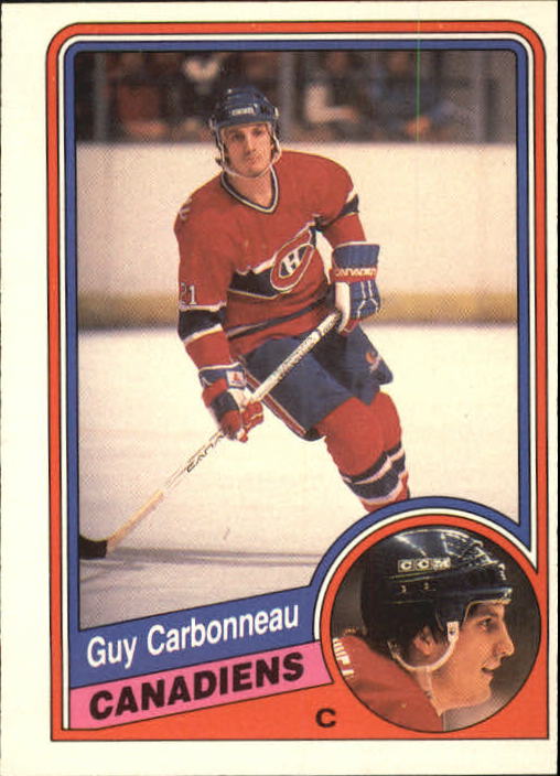 1984-85 O-Pee-Chee #257 Guy Carbonneau