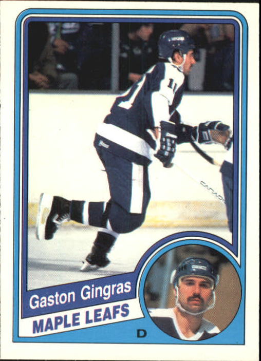 1984-85 O-Pee-Chee #303 Gaston Gingras