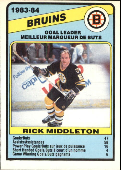 1984-85 O-Pee-Chee #352 Rick Middleton SL