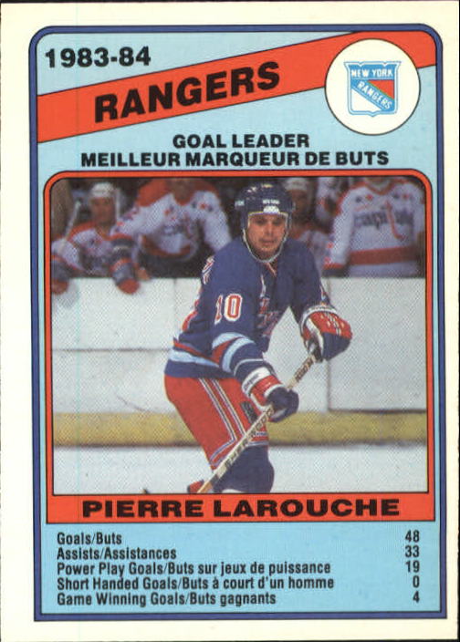 1984-85 O-Pee-Chee #363 Pierre Larouche SL