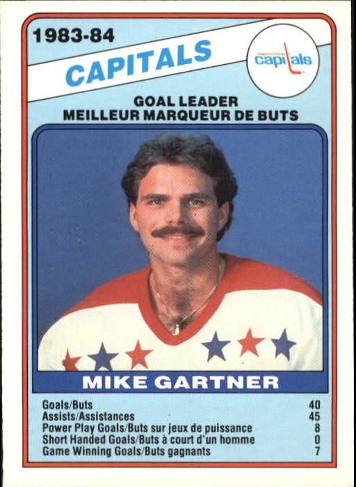 1984-85 O-Pee-Chee #370 Mike Gartner TL