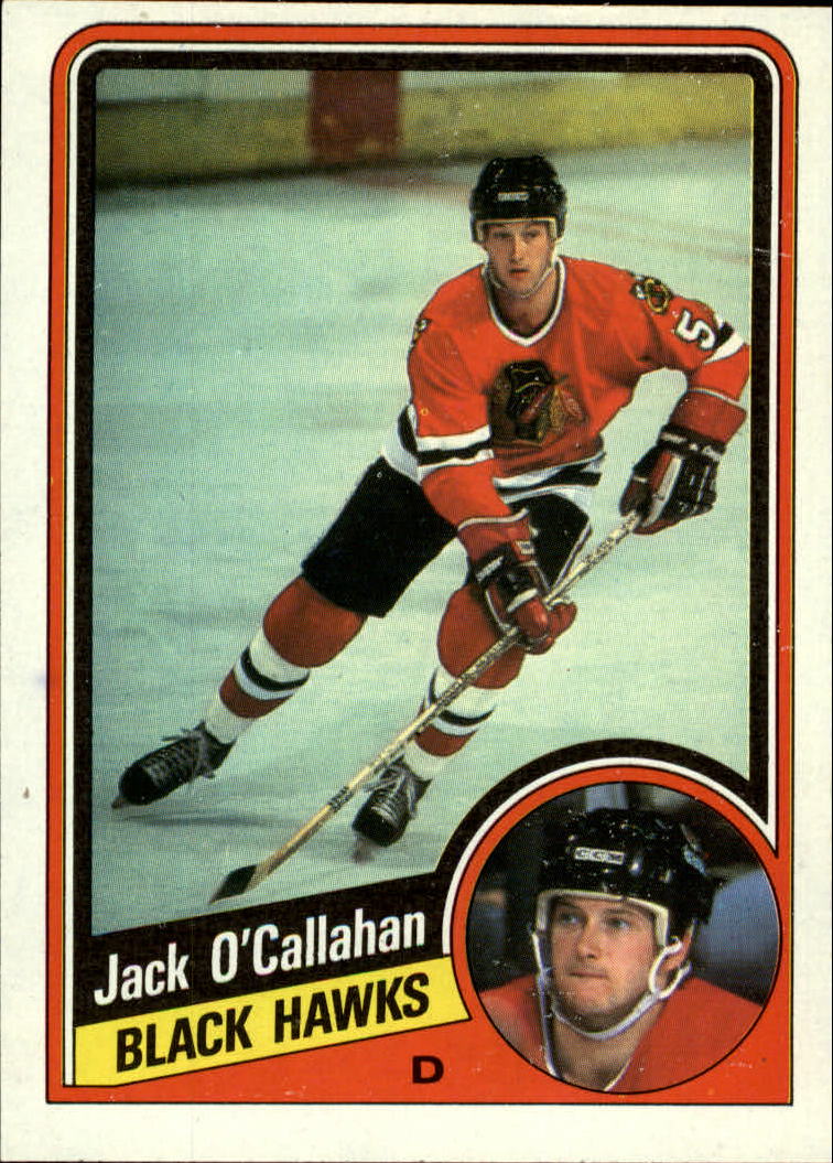 1984-85 Topps #33 Jack O'Callahan SP RC