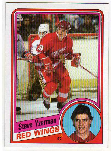 1984-85 Topps #49 Steve Yzerman RC