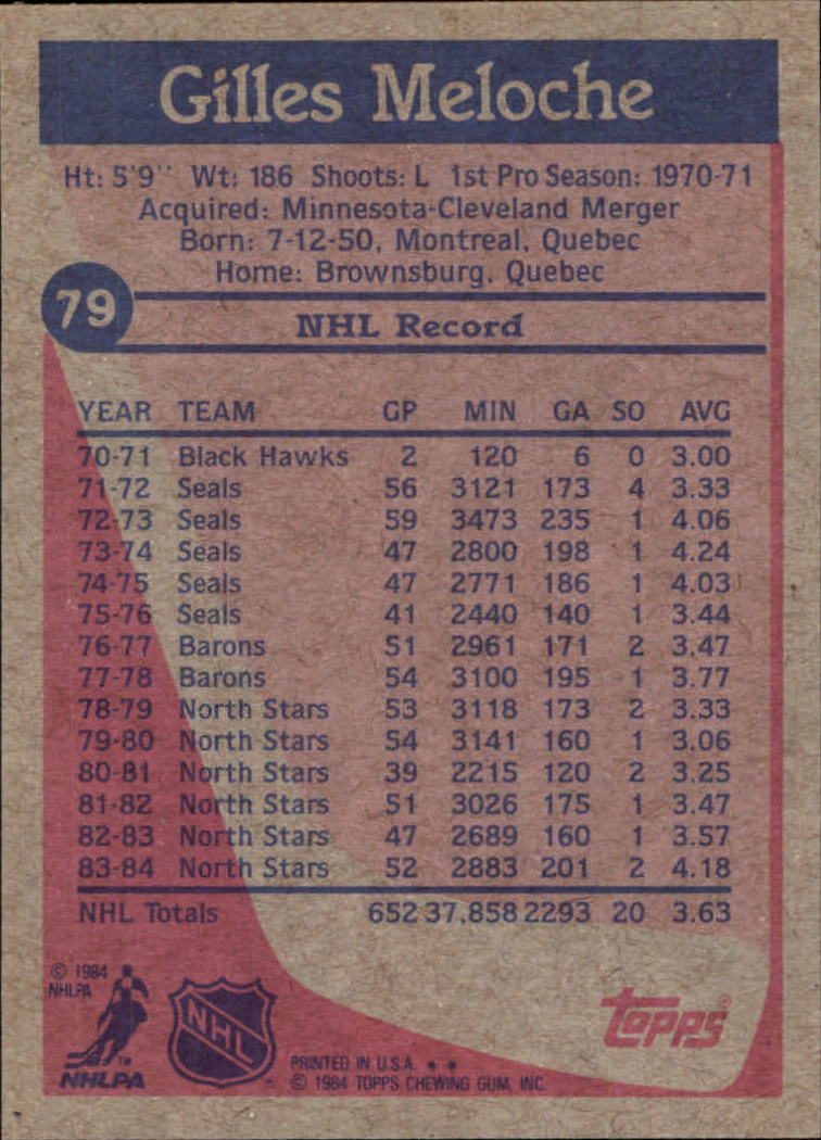 B2090- 1984-85 Topps Hockey Card #s 1-165 +Rookies -You Pick- 15+ FREE US SHIP - Picture 190 of 339
