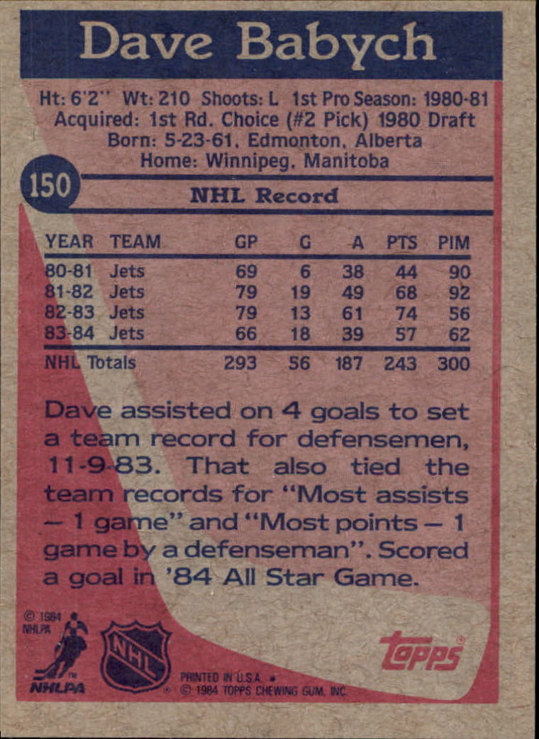 B2090- 1984-85 Topps Hockey Card #s 1-165 +Rookies -You Pick- 15+ FREE US SHIP - Picture 313 of 339