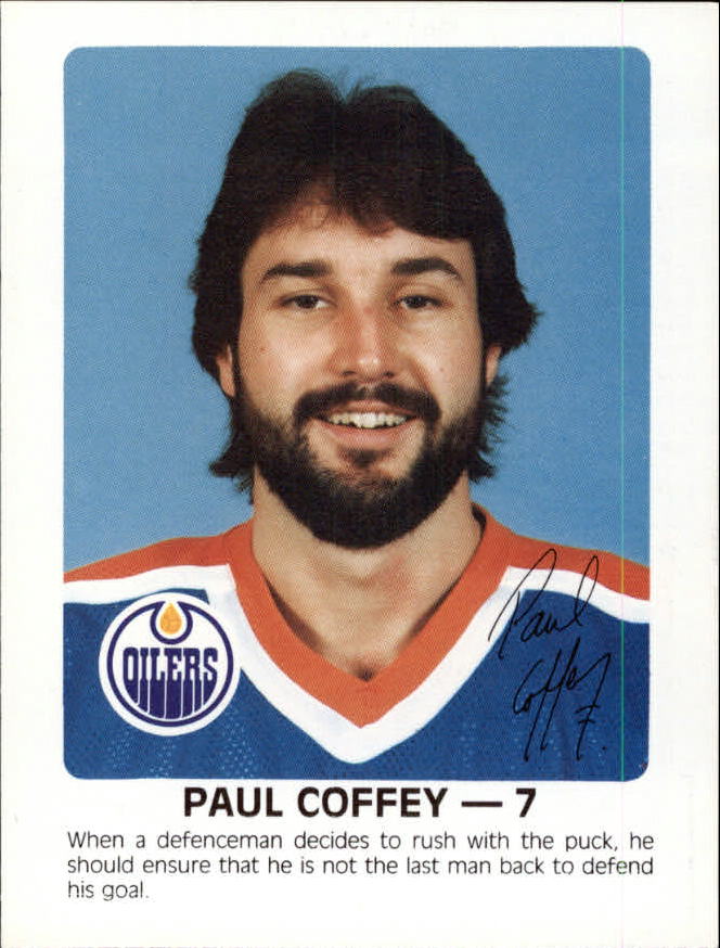 1984-85 Oilers Red Rooster #7 Paul Coffey
