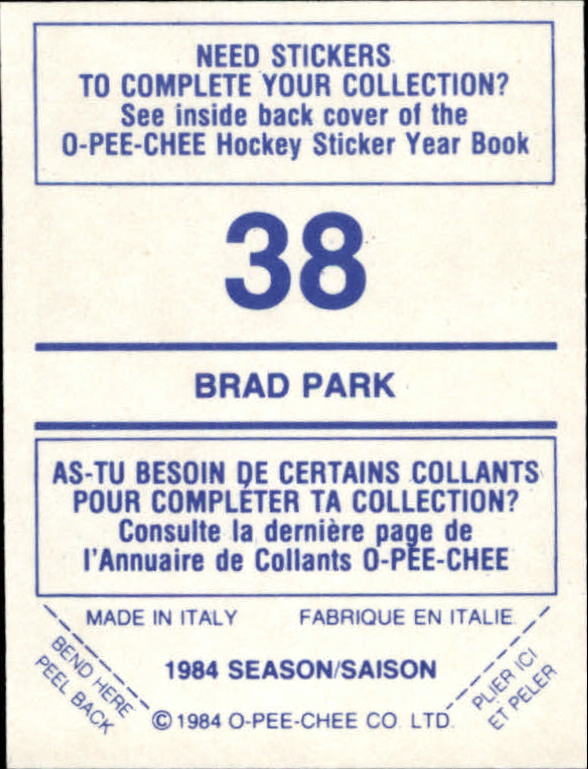 A0150- 1984-85 O Pee Chee Sticker Hk Karten 1-292 -du Pick- 15 + Gratis US - Bild 55 von 419