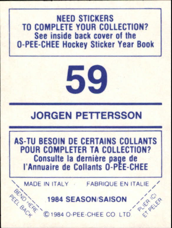 A0150- 1984-85 O Pee Chee Sticker Hk Karten 1-292 -du Pick- 15 + Gratis US - Bild 93 von 419