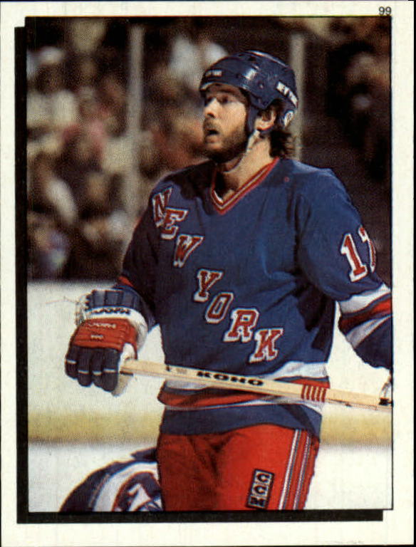 1984-85 O-Pee-Chee Stickers #99 Mike Rogers