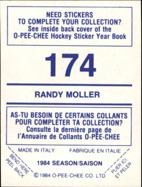 A0150- 1984-85 O Pee Chee Sticker Hk Karten 1-292 -du Pick- 15 + Gratis US - Bild 275 von 419