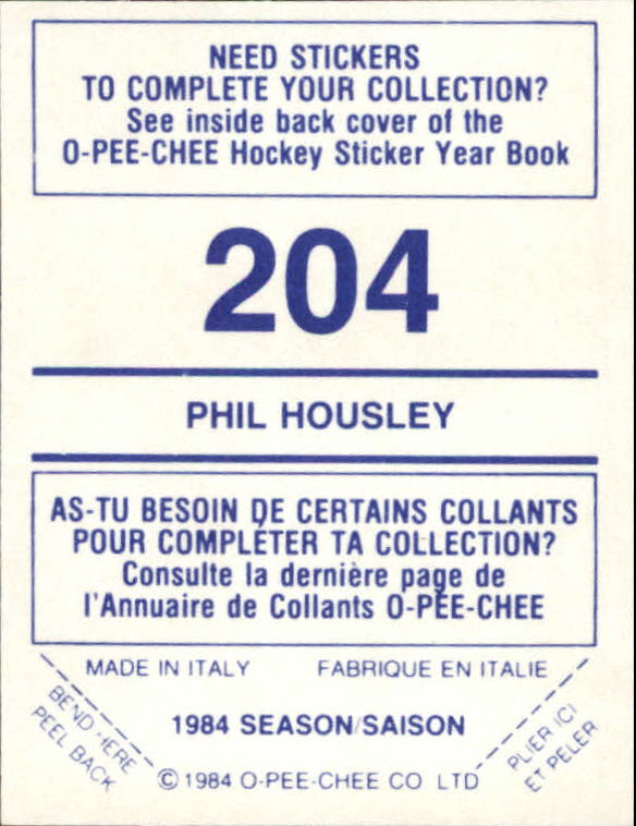 A0150- 1984-85 O Pee Chee Sticker Hk Karten 1-292 -du Pick- 15 + Gratis US - Bild 329 von 419