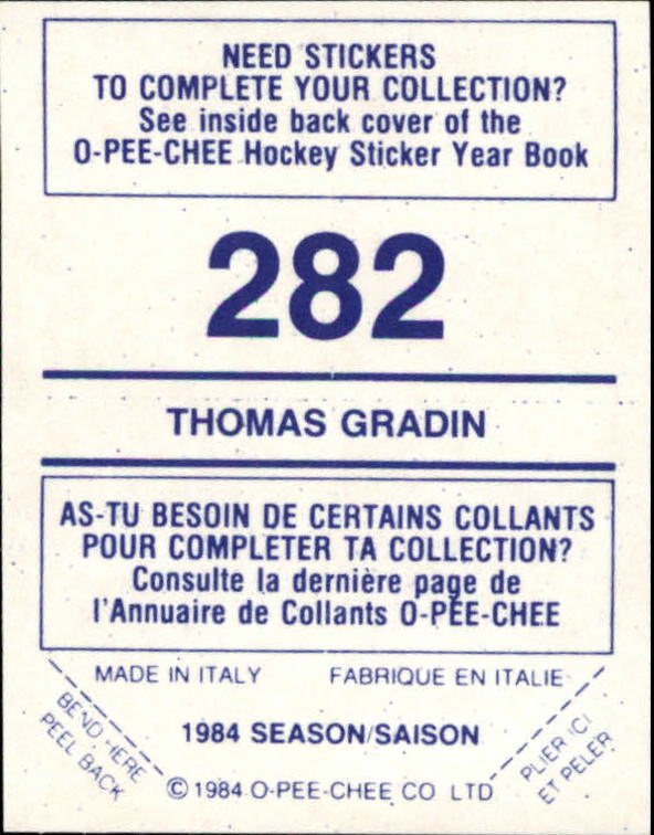 A0150- 1984-85 O Pee Chee Sticker Hk Karten 1-292 -du Pick- 15 + Gratis US - Bild 405 von 419