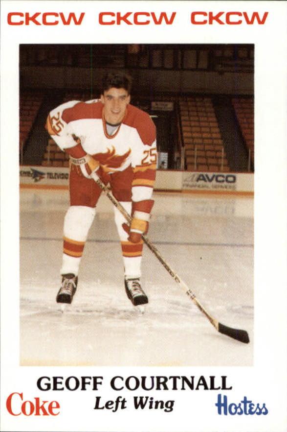 1985-86 Moncton Golden Flames #11 Geoff Courtnall
