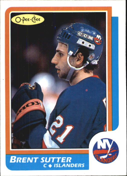 1986-87 O-Pee-Chee #117 Brent Sutter