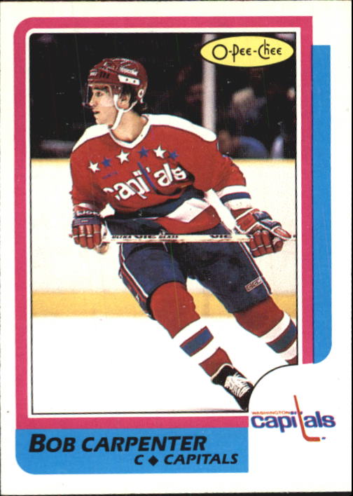 1986-87 O-Pee-Chee #150 Bob Carpenter