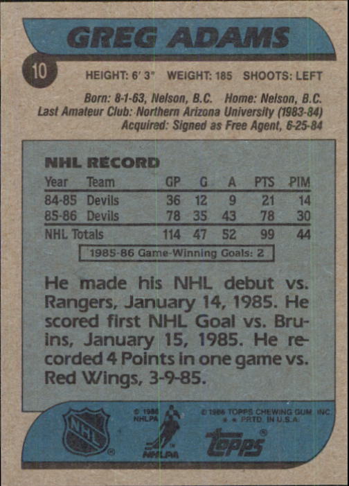 B1059- 1986-87 Topps Hockey Card #s 1-198 +Inserts -You Pick- 15+ FREE US SHIP - Picture 311 of 392