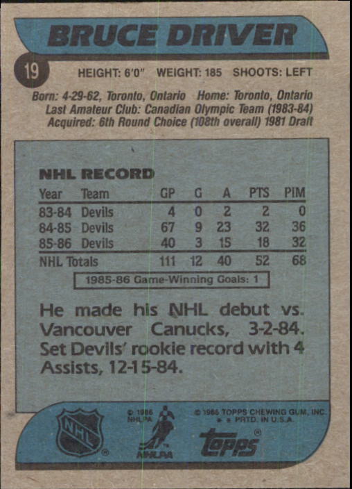 B1059- 1986-87 Topps Hockey Card #s 1-198 +Inserts -You Pick- 15+ FREE US SHIP - Picture 21 of 392