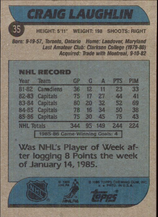 B1059- 1986-87 Topps Hockey Card #s 1-198 +Inserts -You Pick- 15+ FREE US SHIP - Picture 43 of 392