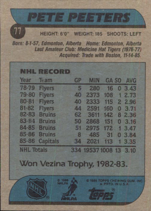 B1059- 1986-87 Topps Hockey Card #s 1-198 +Inserts -You Pick- 15+ FREE US SHIP - Picture 97 of 392