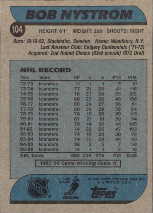 B1059- 1986-87 Topps Hockey Card #s 1-198 +Inserts -You Pick- 15+ FREE US SHIP - Picture 127 of 392