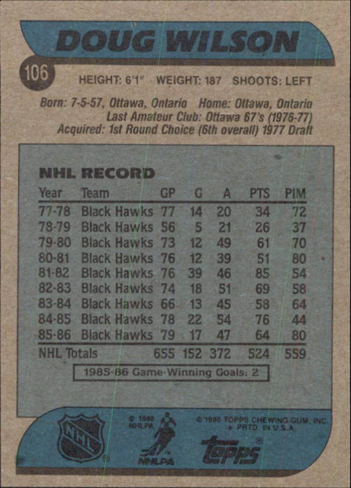 B1059- 1986-87 Topps Hockey Card #s 1-198 +Inserts -You Pick- 15+ FREE US SHIP - Picture 129 of 392