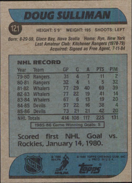 B1059- 1986-87 Topps Hockey Card #s 1-198 +Inserts -You Pick- 15+ FREE US SHIP - Picture 157 of 392