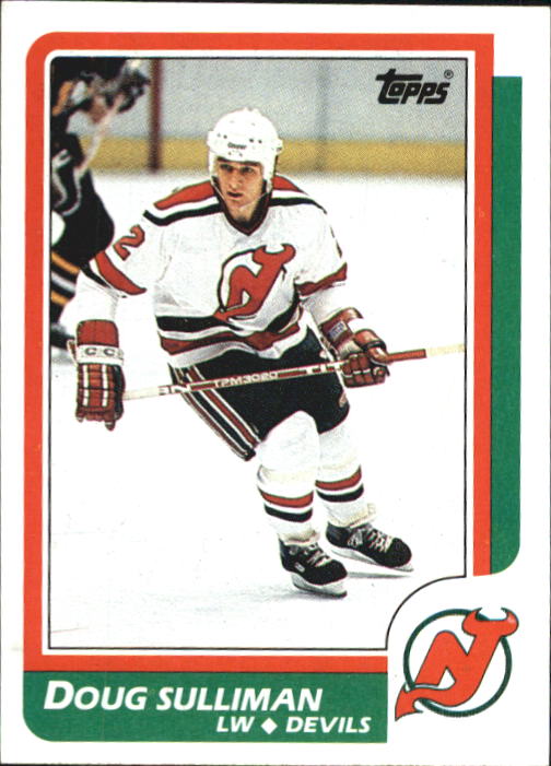 New Jersey Devils 1986-87 Hockey Card Checklist at