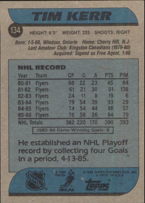 B1059- 1986-87 Topps Hockey Card #s 1-198 +Inserts -You Pick- 15+ FREE US SHIP - Picture 175 of 392