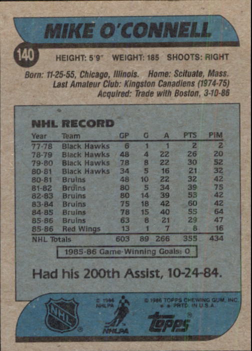 B1059- 1986-87 Topps Hockey Card #s 1-198 +Inserts -You Pick- 15+ FREE US SHIP - Picture 179 of 392
