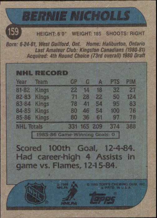 B1059- 1986-87 Topps Hockey Card #s 1-198 +Inserts -You Pick- 15+ FREE US SHIP - Picture 346 of 392