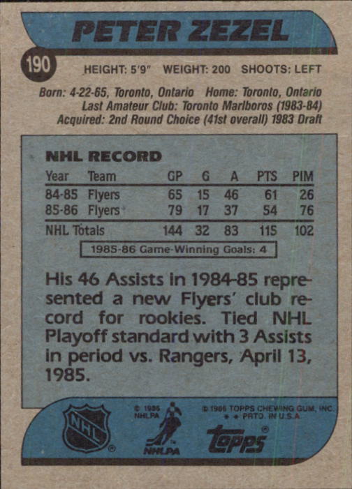 B1059- 1986-87 Topps Hockey Card #s 1-198 +Inserts -You Pick- 15+ FREE US SHIP - Picture 239 of 392